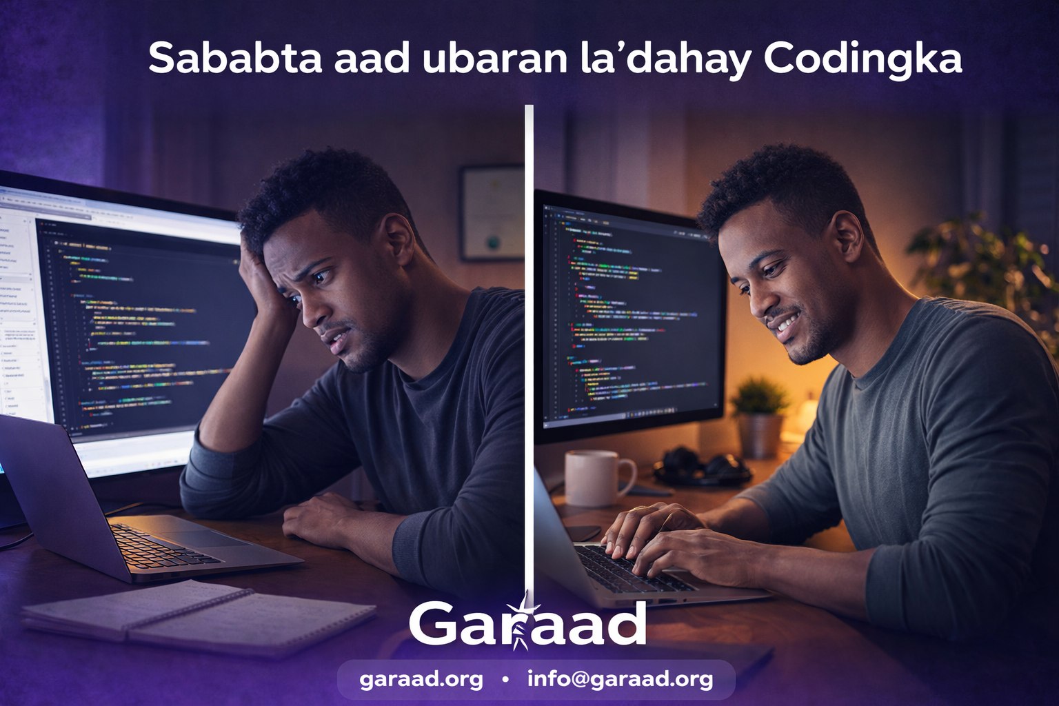 Sababta Aad ugu Dhibtoonayso Barashada Coding-ka Ma Aha Caqli-yari