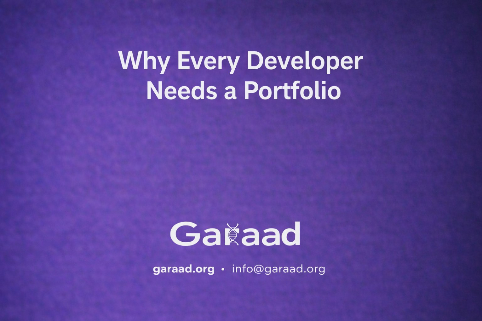 Sababta uu Programmer Kasta ugu Baahan Yahay Portfolio